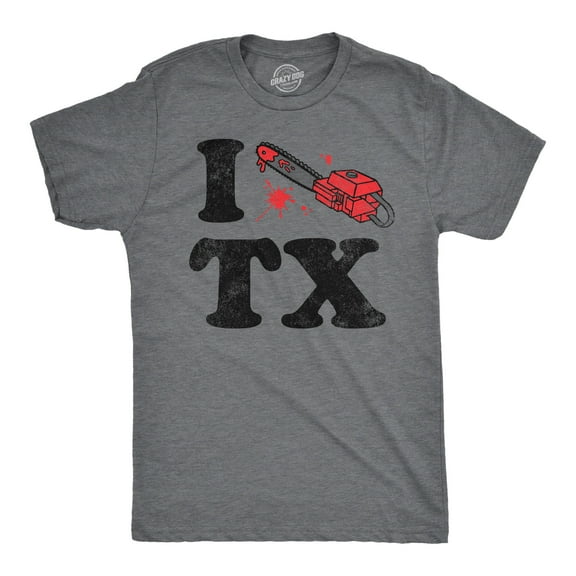 Mens Funny T Shirts I Chainsaw Texas Sarcastic Movie Graphic Tee for Men Graphic Tees