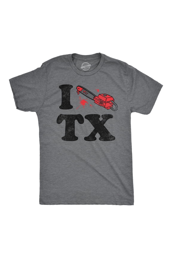 Mens Funny T Shirts I Chainsaw Texas Sarcastic Movie Graphic Tee for Men Graphic Tees