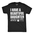 thumbnail image 1 of Mens Funny T Shirts I Have A Beautiful Daughter Sarcastic Graphic Novelty Dad Tee for Men Graphic Tees, 1 of 9