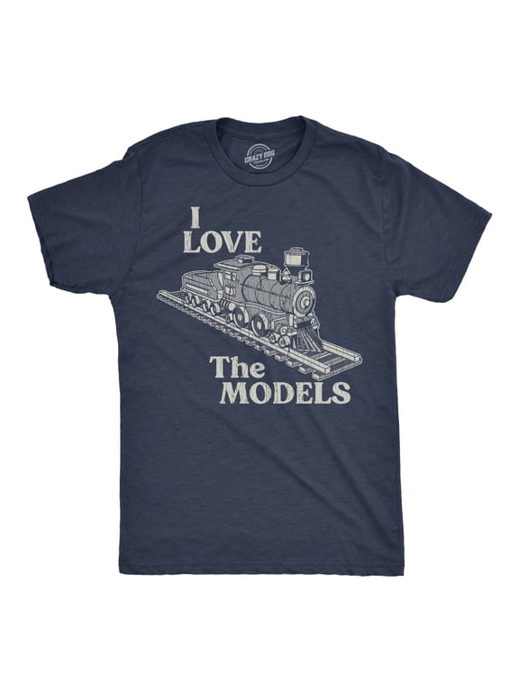 Mens Funny T Shirts I Love The Models Sarcastic Graphic Tee for Men Graphic Tees
