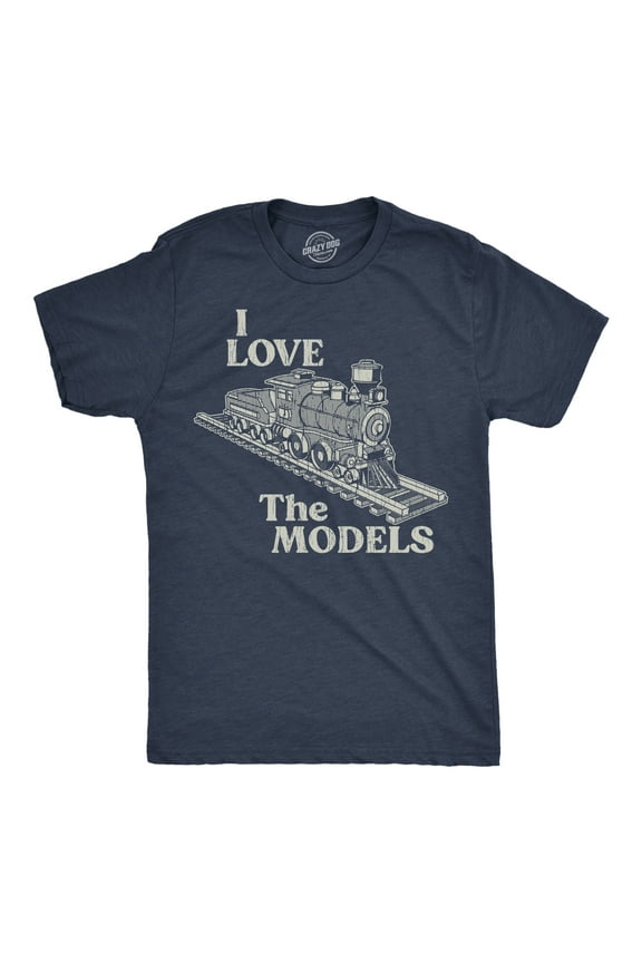 Mens Funny T Shirts I Love The Models Sarcastic Graphic Tee for Men Graphic Tees