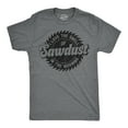 thumbnail image 1 of Mens Funny T Shirts Sawblade Love The Smell Of Sawdust In The Morning Sarcastic Graphic Novelty Tee for Men Graphic Tees, 1 of 7