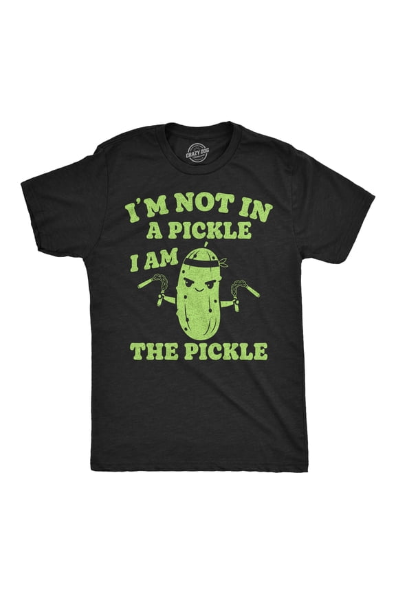 Mens Funny T Shirts Im Not In A Pickle I Am The Pickle Sarcastic Graphic Novelty Tee For Men Graphic Tees