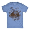 thumbnail image 1 of Mens Funny T Shirts Its Giving Thanks Sarcastic Thanksgiving Dinner Graphic Novelty Tee for Men Graphic Tees, 1 of 9