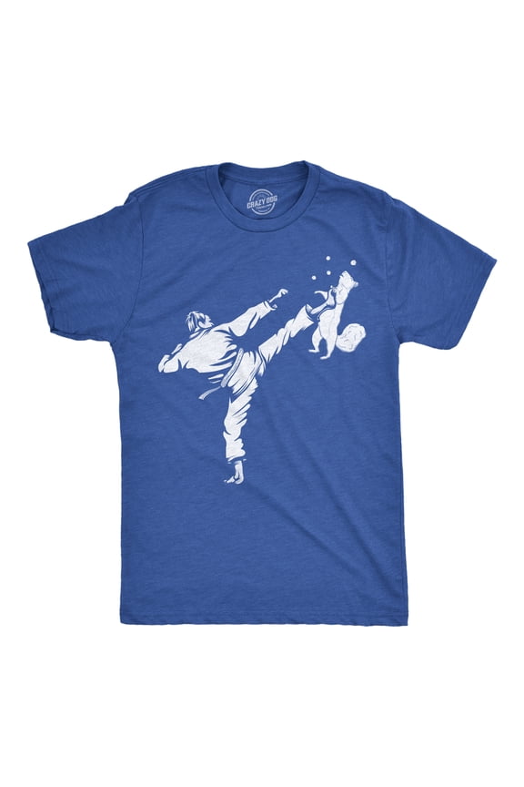 Mens Funny T Shirts Karate Kicked Squirrel Sarcastic Fighting Graphic Tee Graphic Tees
