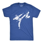 Mens Funny T Shirts Karate Kicked Squirrel Sarcastic Fighting Graphic Tee Graphic Tees