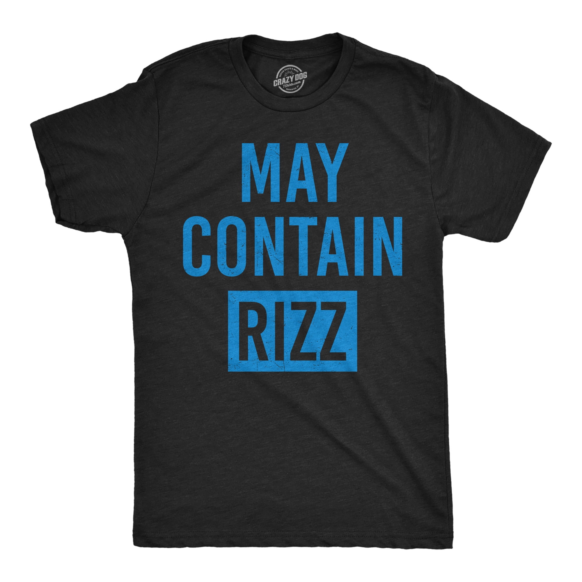 Mens Funny T Shirts May Contain Rizz Sarcastic Graphic Novelty Tee for ...