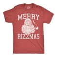 thumbnail image 1 of Mens Funny T Shirts Merry Rizzmas Sarcastic Christmas Santa Graphic Novelty Xmas Tee for Men Graphic Tees, 1 of 8