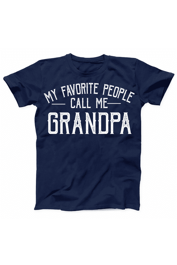 Mens Funny T Shirts My Favorite People Call Me Papa Fathers Day Graphic Tee for Men Vintage Distressed Graphic Tees