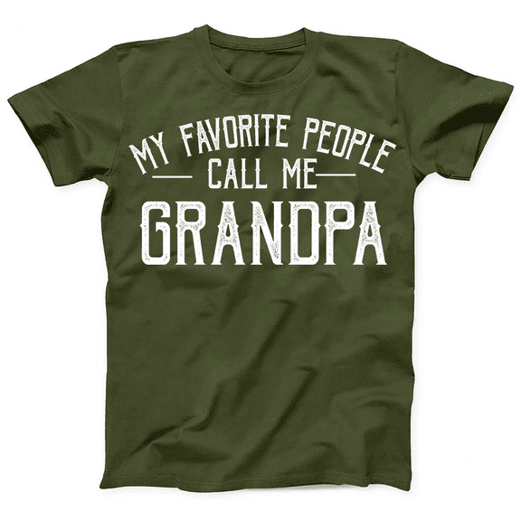 Mens Funny T Shirts My Favorite People Call Me Papa Fathers Day Graphic Tee for Men Vintage Distressed Graphic Tees