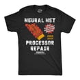 thumbnail image 1 of Mens Funny T Shirts Neural Net Processor Repair Sarcastic Terminator 2 Movie Tee For Men Graphic Tees, 1 of 9