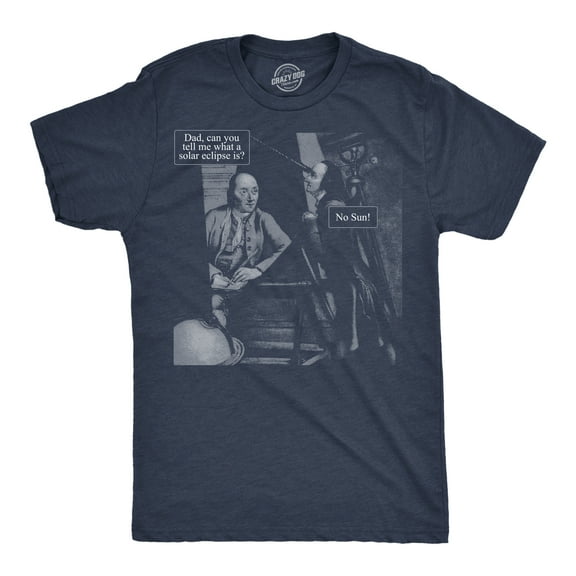 Mens Funny T Shirts No Sun Sarcastic Solar Eclipse Graphic Tee for Men Graphic Tees