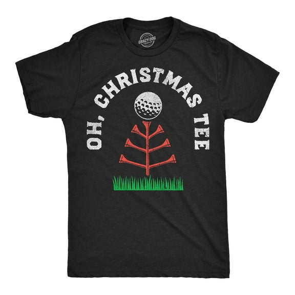 Mens Funny T Shirts Oh Christmas Tee Sarcastic Xmas Graphic Novelty Golfing Tee For Men Graphic Tees