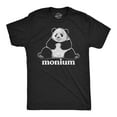 thumbnail image 1 of Mens Funny T Shirts Pandamonium Sarcastic Panda Graphic Novelty Tee for Men Graphic Tees, 1 of 9