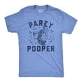thumbnail image 1 of Mens Funny T Shirts Party Pooper Sarcastic Graphic Novelty Tee for Men Graphic Tees, 1 of 7