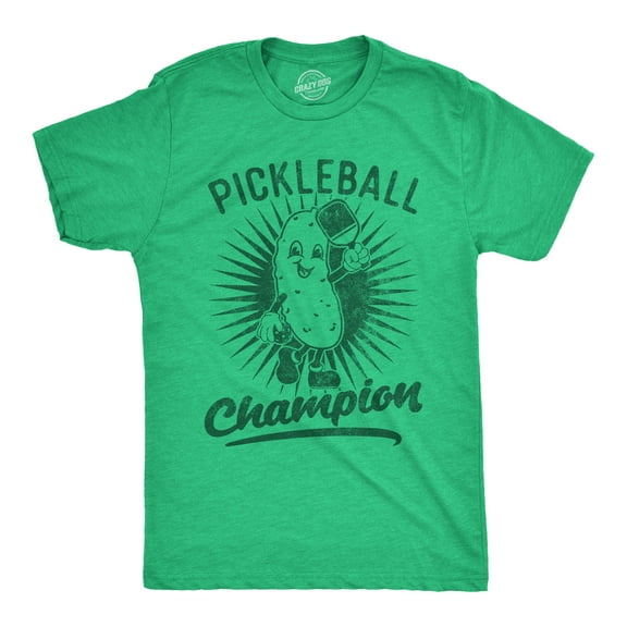 Mens Funny T Shirts Pickleball Champion Sarcastic Pickleball Lovers Graphic Novelty Tee for Men Graphic Tees