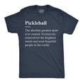 thumbnail image 1 of Mens Funny T Shirts Pickleball Definition Sarcastic Graphic Novelty Tee for Men Graphic Tees, 1 of 9