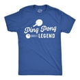 thumbnail image 1 of Mens Funny T Shirts Ping Pong Legend Sarcastic Table Tennis Graphic Tee Graphic Tees, 1 of 8