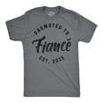 thumbnail image 1 of Mens Funny T Shirts Promoted to Fiance 2025 Sarcastic Family Marriage Graphic Tee for Men Graphic Tees, 1 of 9