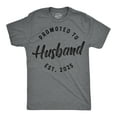 thumbnail image 1 of Mens Funny T Shirts Promoted to Husband 2025 Sarcastic Family Marriage Graphic Tee for Men Graphic Tees, 1 of 9