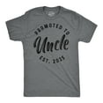 thumbnail image 1 of Mens Funny T Shirts Promoted to Uncle 2025 Sarcastic Family New Baby Graphic Tee for Men Graphic Tees, 1 of 7