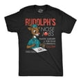 thumbnail image 1 of Mens Funny T Shirts Rudolphs Nose Jobs Sarcastic Christmas Graphic Novelty Tee For Men Graphic Tees, 1 of 9
