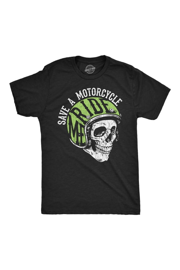 Mens Funny T Shirts Save A Motorcyle Ride Me Sarcastic Mechanic Graphic Novelty Sex Tee for Men Graphic Tees