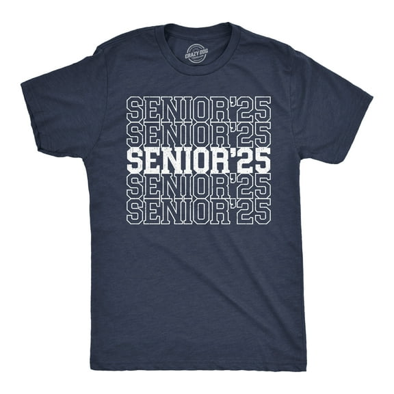 Mens Funny T Shirts Senior 25 Sarcastic Graduation Graphic Novelty Tee for Men Graphic Tees