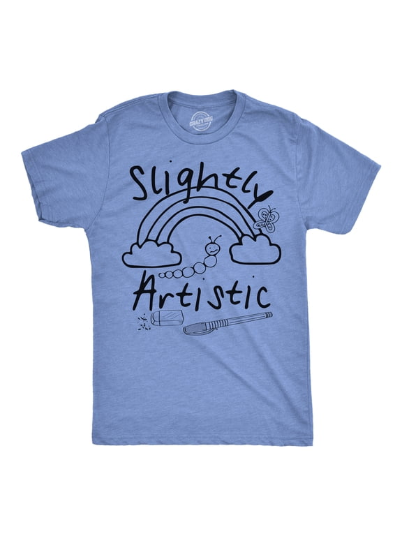 Mens Funny T Shirts Slightly Artistic Sarcastic Art Graphic Novelty Tee for Men Graphic Tees