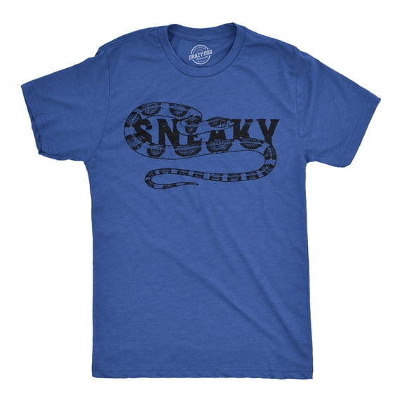 Mens Funny T Shirts Sneaky Snake Sarcastic Graphic Tee for Men Graphic Tees