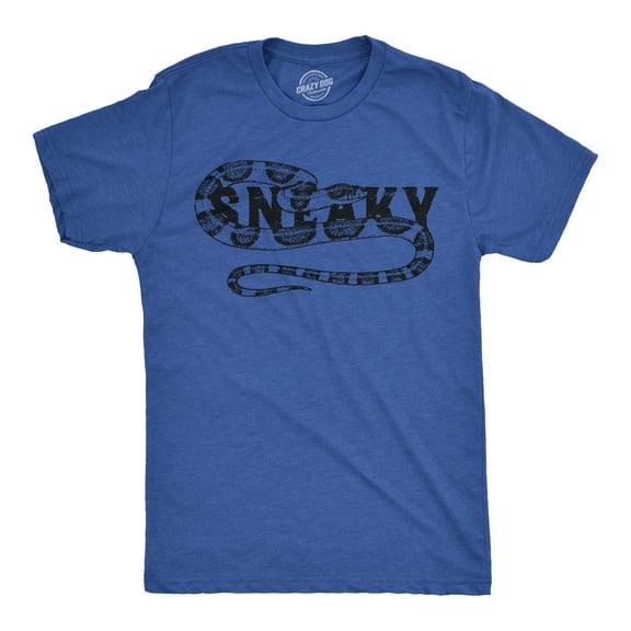 Mens Funny T Shirts Sneaky Snake Sarcastic Graphic Tee for Men Graphic Tees