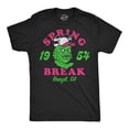 thumbnail image 1 of Mens Funny T Shirts Spring Break 1954 Sarcastic Monster Graphic Novelty Tee For Men Graphic Tees, 1 of 9