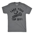 thumbnail image 1 of Mens Funny T Shirts Take Your Top Off Sarcastic Drinking Graphic Tee for Men Graphic Tees, 1 of 8