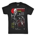thumbnail image 1 of Mens Funny T Shirts Terminator 2 Endo Collage Retro Terminator Movie Tee For Men Graphic Tees, 1 of 9