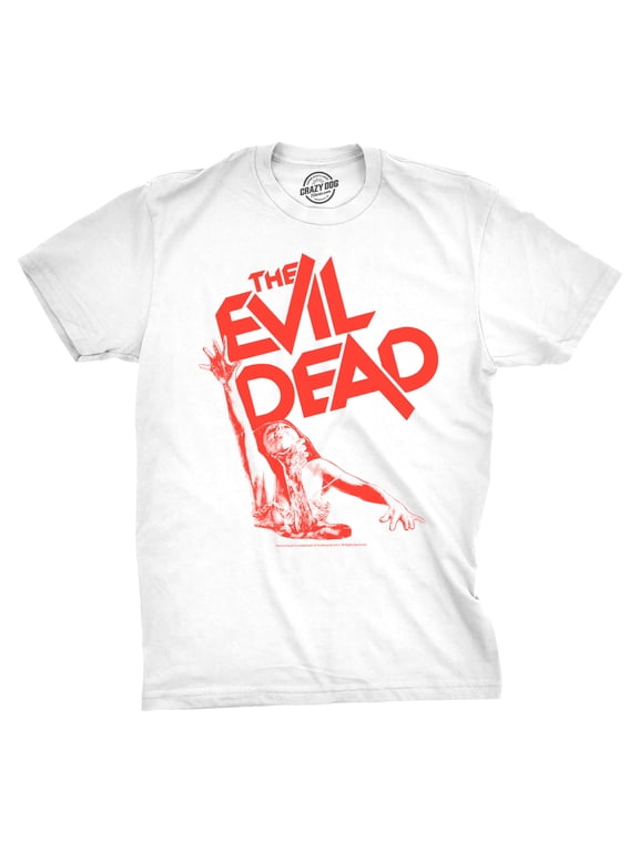 Mens Funny T Shirts The Evil Dead Choke Horror Movie Tee For Men Graphic Tees