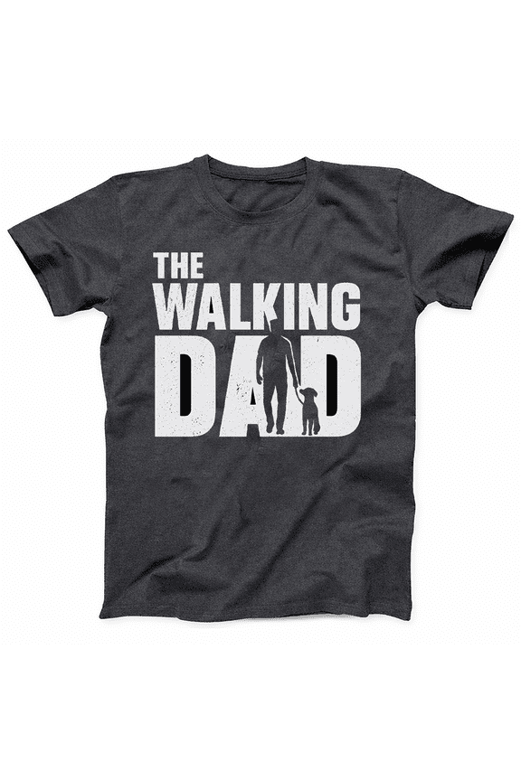 Mens Funny T Shirts The Walking Dad Fathers Day Graphic Tee for Men Vintage Distressed Family Quote Tshirt Graphic Tees