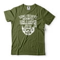 thumbnail image 1 of Mens Funny T-shirt Funny Father Shirt Fathers Day Gift Tee Dad Shirts Beard Shirt Dad Gifts (4X-Large Military Green), 1 of 6