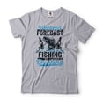 thumbnail image 1 of Mens Funny T-shirt Weekend Forecast Wishing With A Chance Of Drinking Shirt Drinking Fishing Shirt (X-Large Grey), 1 of 6