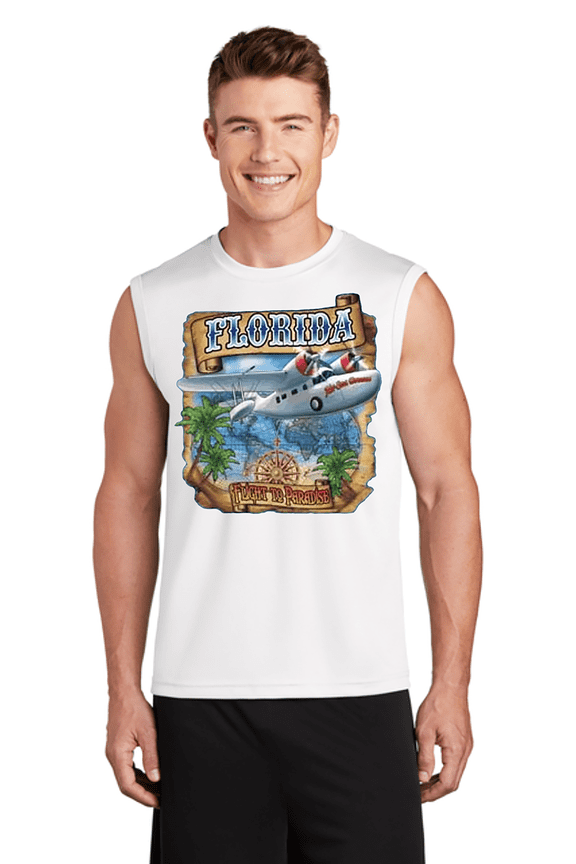 Mens Cut Off Shirts Sleeveless Muscle Tees Graphic Tees Mens Florida