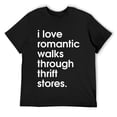 thumbnail image 1 of Mens Funny Thrift Store Junkie Antique Shopping Aesthetic Gear T-Shirt Black Small, 1 of 5