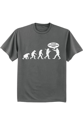 Mens Funny Tshirts Evolution Man Graphic Tee