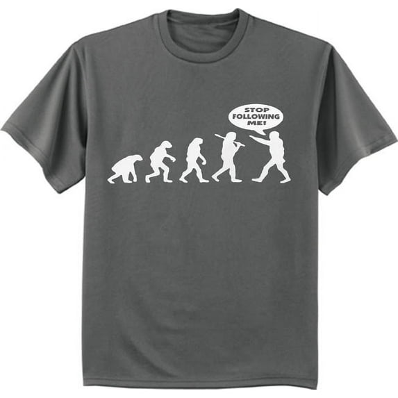 Mens Funny Tshirts Evolution Man Graphic Tee