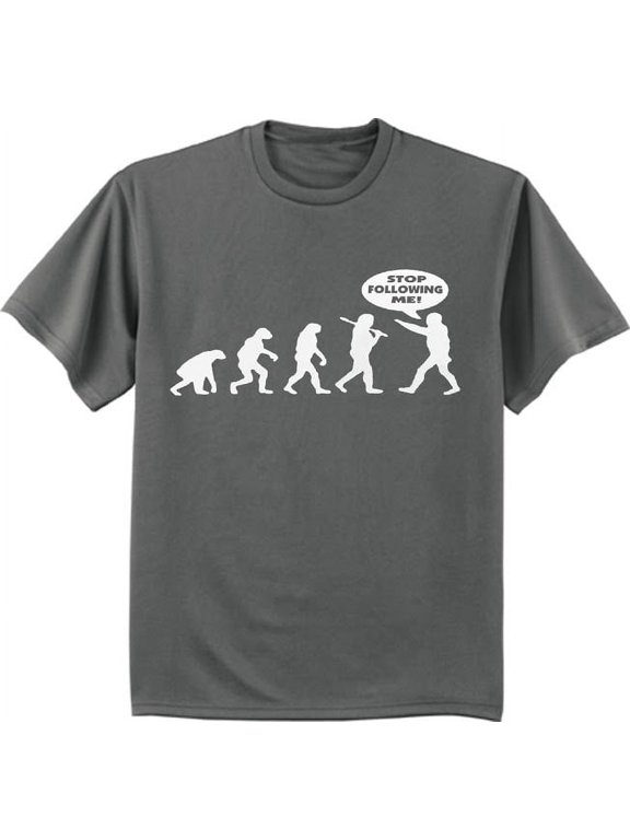 Mens Funny Tshirts Evolution Man Graphic Tee