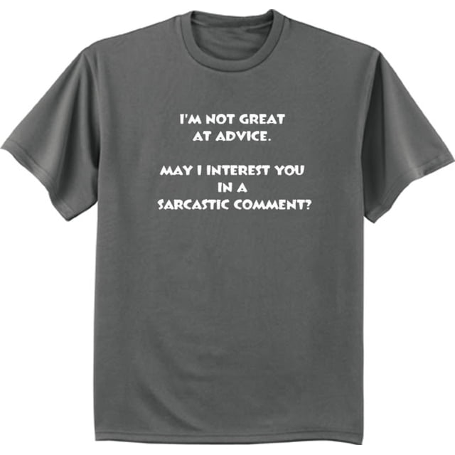 Mens Funny Tshirts Sarcasm Sarcastic Graphic Tee - Walmart.com