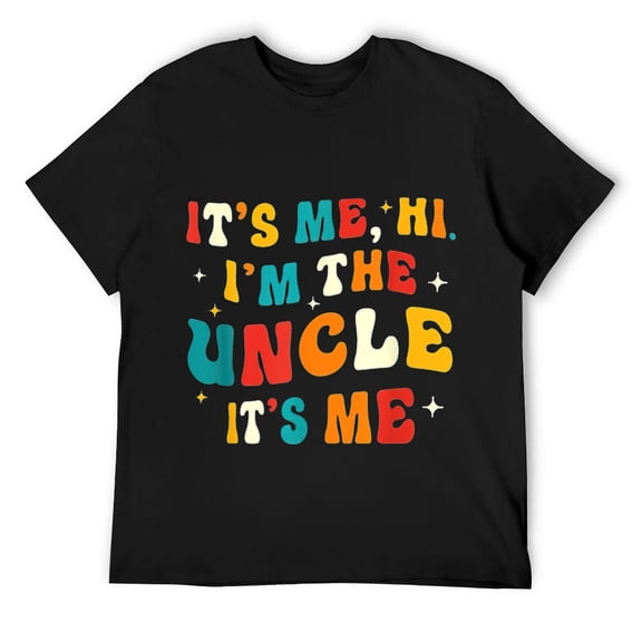 Mens Funny Uncle Gifts Cool Uncle T-Shirt Black
