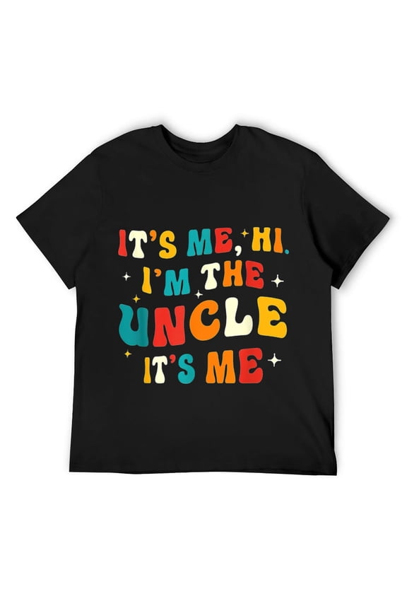 Mens Funny Uncle Gifts Cool Uncle T-Shirt Black