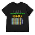 thumbnail image 1 of Mens Funny Video Gamer Tees - I Am A Video Game Hoarder T-Shirt Black, 1 of 5
