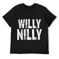 thumbnail image 1 of Mens Funny Willy Nilly Cool Vintage Haywire Have Fun T-Shirt Black Small, 1 of 5