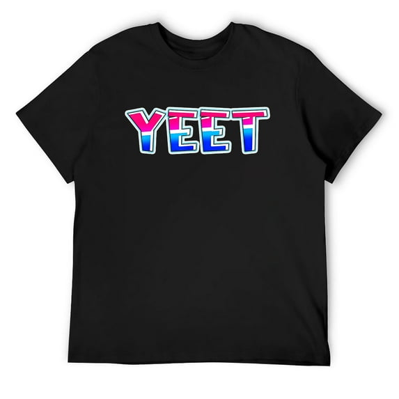 Mens Funny Yeet Dank Meme Video Game Lover Viral Phrase Gift T-Shirt Black 2X-Large