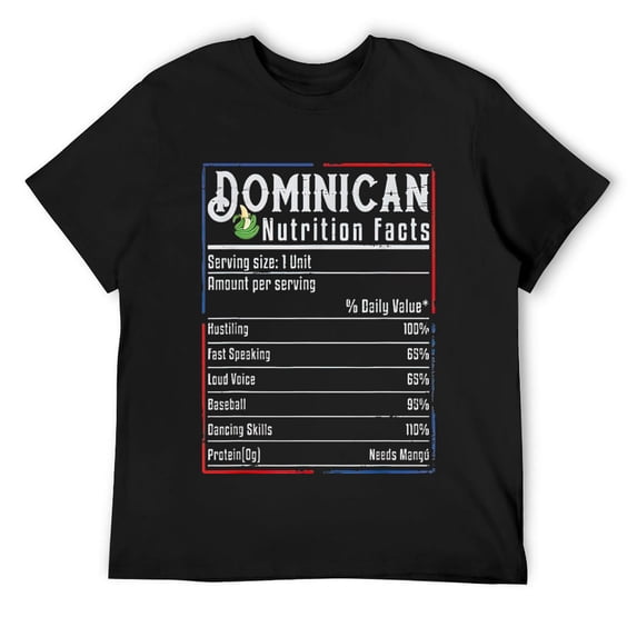 Mens Funny dominican shirts - Dominicano Flag Platano Salami Gift T-Shirt Black Medium